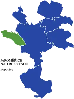 Popovice na mapě