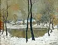 Jaroslav Mašek – Zimní krajina (1912)