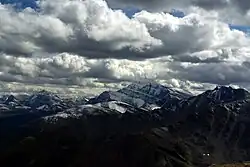 Hory v Jasperu z vrcholu Whistlers