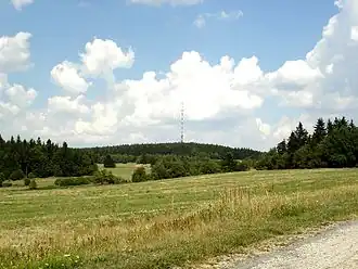 Pohled ze silnice u Světlé