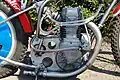Jawa Speedway 500cc, dvouventilový čtyřtakt, detail motoru