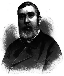 Portrét Jeana Laurenta, zveřejněný v roce 1887 v La Ilustración Nacional