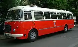 Historický vůz Jelcz 043 v Poznani