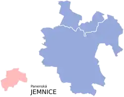 Panenská na mapě