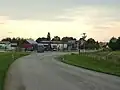 Příjezd do obce od Prahy