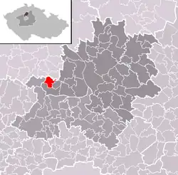 Jeviněves na mapě