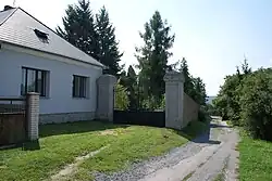 Vstup na hřbittov