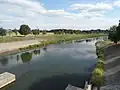 Labe těsně pod jezem