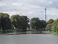 Vzduté Labe nad jezem