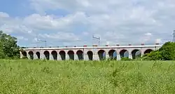 Jezernický viadukt v roce 2017