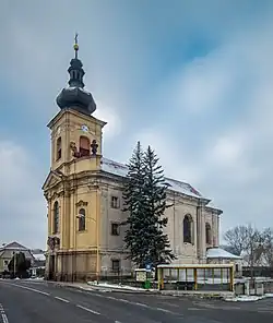 Farní kostel svatého Vavřince v Jezvém