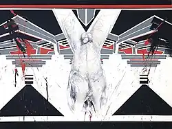 Z cyklu Viselci (kresba, akryl) 160 x 240 cm, 2013–2014