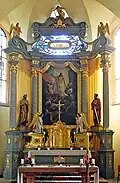 Zmrtvýchvstání Páně (1837), kostel Nejsvětější Trojice v Jiřetíně pod Jedlovou