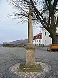 Sloup se sochou sv. Vavřince