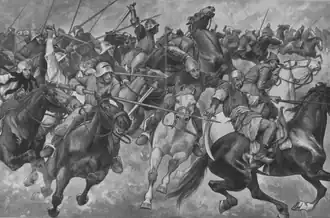Věnceslav Černý: Jindřich Poděbradský vítězí nad Uhry u Uherského Brodu roku 1469