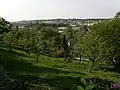 Jinonice fotografováno od hřbitova
