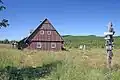 Nový Hnojový dům v Jizerských horách v létě 2006