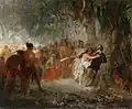 Pocahontas zachraňuje kapitána Johna Smithe