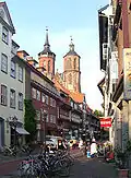 pohled na kostel St. Johanniskirche