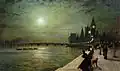 Reflections on the Thames, Westminster (1880)