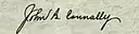 John Connally, podpis