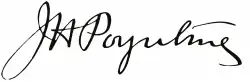 John Poynting – podpis