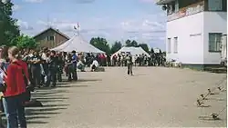 Fronta na film Rosetta v Sodankylä 17. června 2005