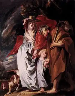 Návrat Svaté rodiny z Egypta, c. 1616