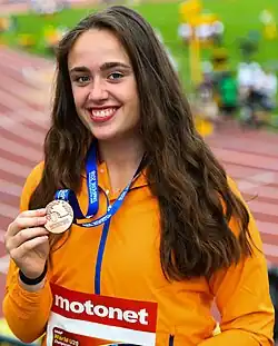 Jorinde van Klinkenová v roce 2018