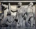L nárožní-reliéf, budova Tabákové režie, Praha