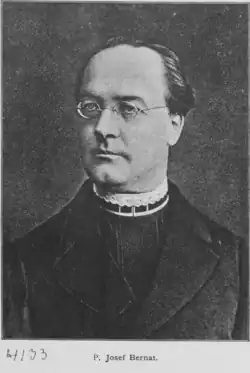 Josef Bernat v roce 1884.