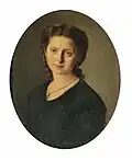 Josef Huttary – Portrét dívky (1861)