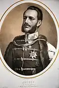 Arcivévoda Josef jako polní podmaršál (cca 1870)