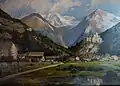Josef Langl, Pohled na hrad Taufers