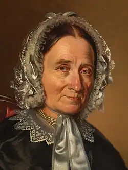 Portrét Anny Náprstkové od Josefa Mánesa, po roce 1850