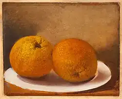 Zátiší s pomeranči (olej, 1850)