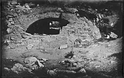 Joseph-Philibert Girault de Prangey, Cistern opening at the foot of the Erectheion, Acropolis, Athens