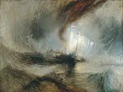 Parník ve sněhové bouři (1842)