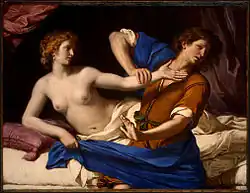 Josef a žena Putifarova (Joseph and Potiphar's Wife), 1649