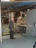 Deutsches Technikmuseum, se střelcem-veteránem, který vypráví o svých bojích v Africe