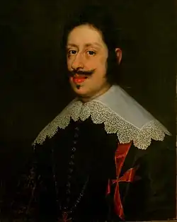 Justus Sustermans: Portrét F. Mediciho, 17. století