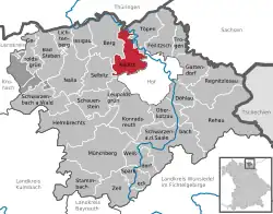 Köditz na mapě