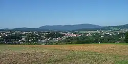 Hřeben Hoher Bogen, Schwarzriegel vpravo