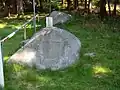 Křížový kámen na hranici pod Havranem
