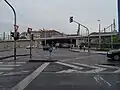 Začátek ulice: křižovatka U Bulhara