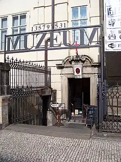 Vstup do Muzea Karlova mostu