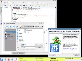 Screenshot Kate