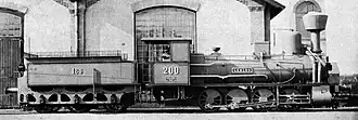 ilustrační obrázek - lokomotiva stejného typu (KEB 200 "GERLOS", později kkStB 70.21), výroba Floridsdorf (v.č. 195/75)