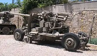 KS-19 v izraelském muzeu