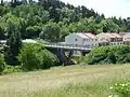 Praha-Přední Kopanina, most přes Kopaninský potok, silnice K Tuchoměřicům
